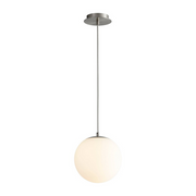 Oxygen 3-672 Luna 1-lt 10" LED Pendant - Satin Nickel