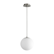 Oxygen 3-672 Luna 1-lt 10" LED Pendant - Satin Nickel