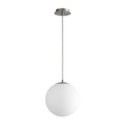 Oxygen 3-673 Luna 1-lt 12" LED Pendant - Satin Nickel
