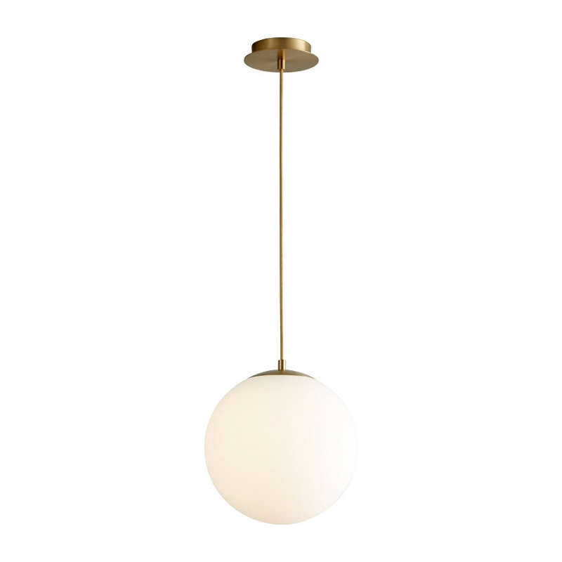 Oxygen 3-673 Luna 1-lt 12" LED Pendant - Aged Brass