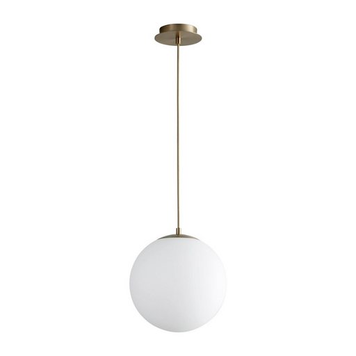 Oxygen 3-673 Luna 1-lt 12" LED Pendant - Aged Brass