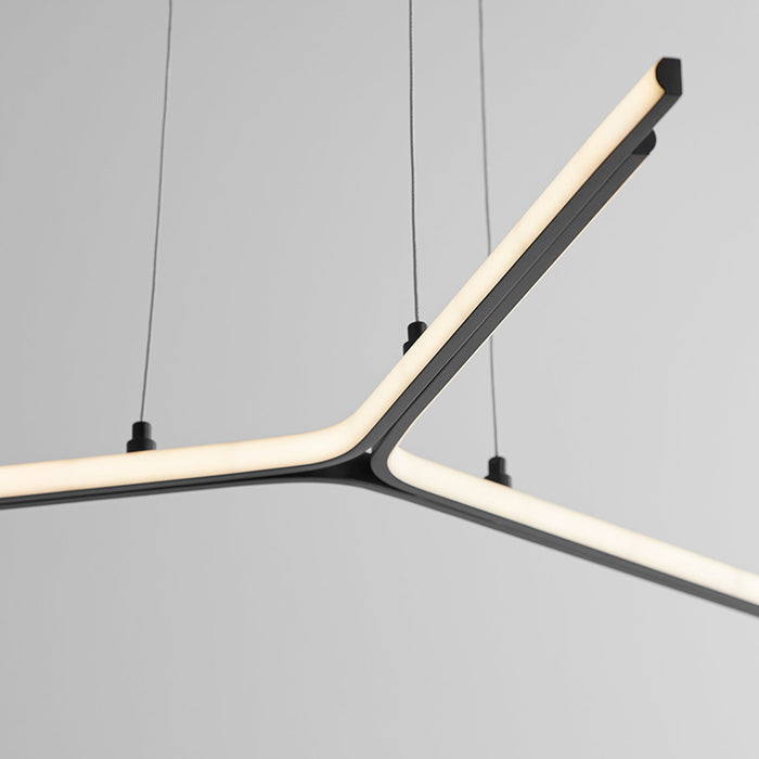 Oxygen 3-688 Estrella 1-lt 40" LED Pendant, CCT Selectable