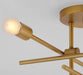Oxygen 3-696 Mika 4-lt 30" Semi Flush Mount - Brushed Brass