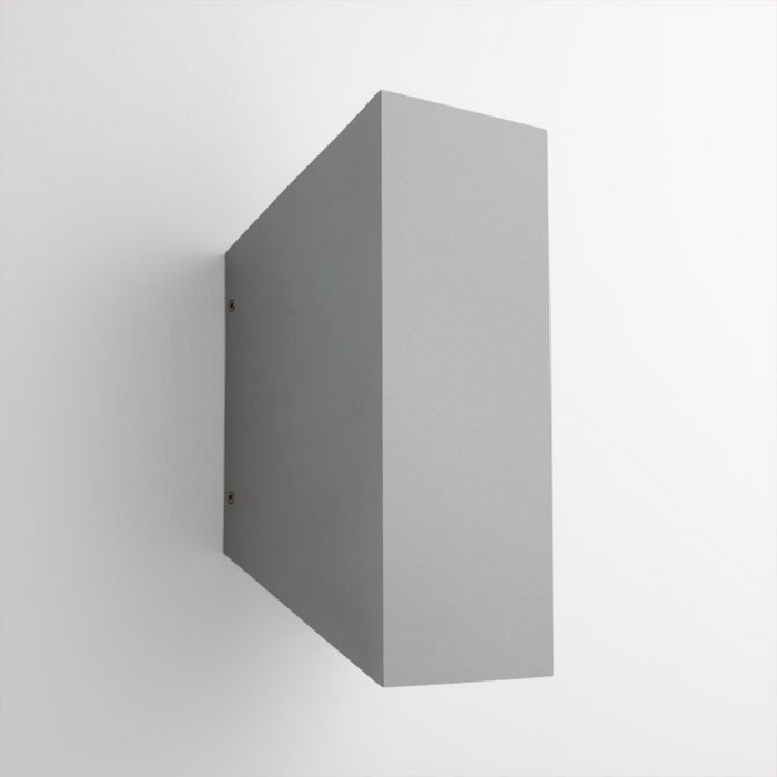 Oxygen 3-703 Duo 2-lt 14" Tall LED Outdoor Wall Sconce - Gray