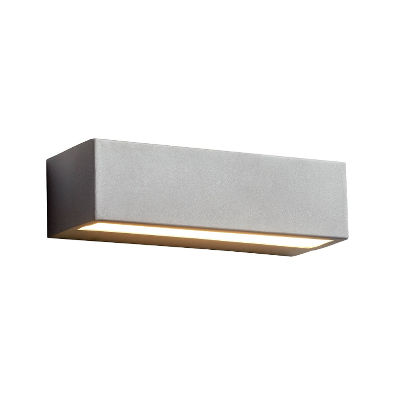 Oxygen 3-740 Maia 1-lt 10" LED Outdoor Wall Sconce - Gray