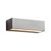 Oxygen 3-740 Maia 1-lt 10" LED Outdoor Wall Sconce - Gray