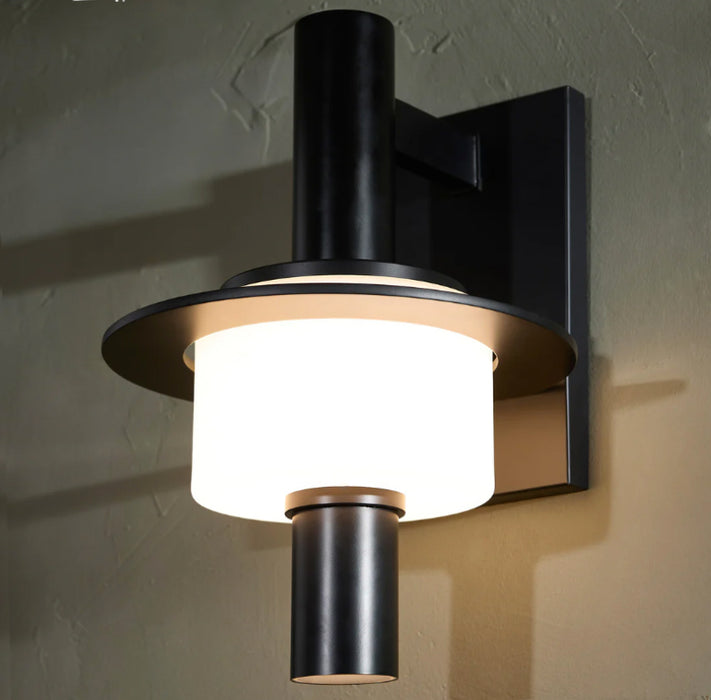 Oxygen 3-790 Janus 1-lt 18" Tall LED Outdoor Wall Sconce, CCT Selectable