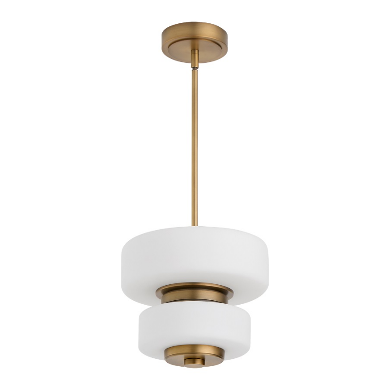Oxygen 3-80 Favo 1-lt 14" LED Pendant, CCT Selectable