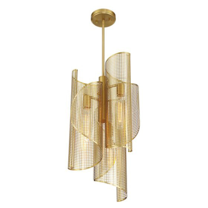 Savoy House 3-8033-3 Hillbourne 3-lt 14" Pendant - Warm Brass