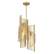 Savoy House 3-8033-3 Hillbourne 3-lt 14" Pendant - Warm Brass