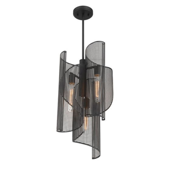 Savoy House 3-8033-3 Hillbourne 3-lt 14" Pendant - Matte Black