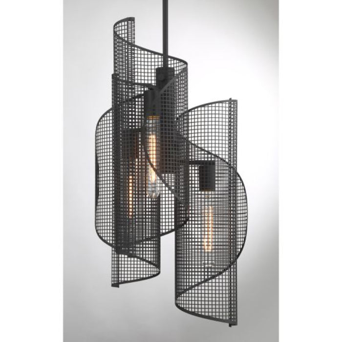 Savoy House 3-8033-3 Hillbourne 3-lt 14" Pendant - Matte Black