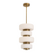 Oxygen 3-81 Favo 1-lt 14" LED Pendant, CCT Selectable