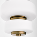 Oxygen 3-81 Favo 1-lt 14" LED Pendant, CCT Selectable