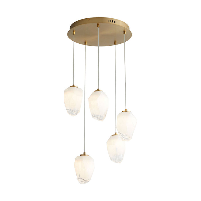 Oxygen 3-810 Vivo 5-lt 15" LED Pendant, CCT Selectable