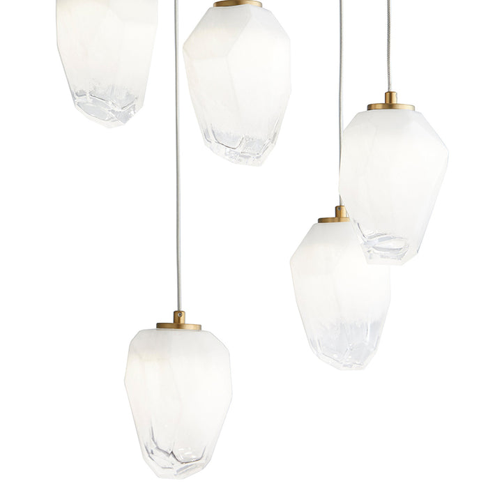 Oxygen 3-810 Vivo 5-lt 15" LED Pendant, CCT Selectable