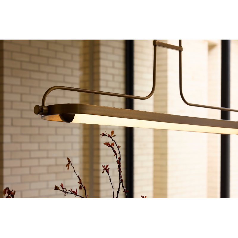 Oxygen 3-812 Braem 1-lt 48" LED Linear Pendant, CCT Selectable