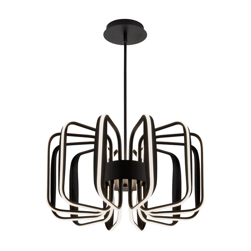 Oxygen 3-819 Roto 12-lt 25" LED Pendant, CCT Selectable