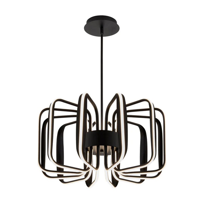 Oxygen 3-819 Roto 12-lt 25" LED Pendant, CCT Selectable