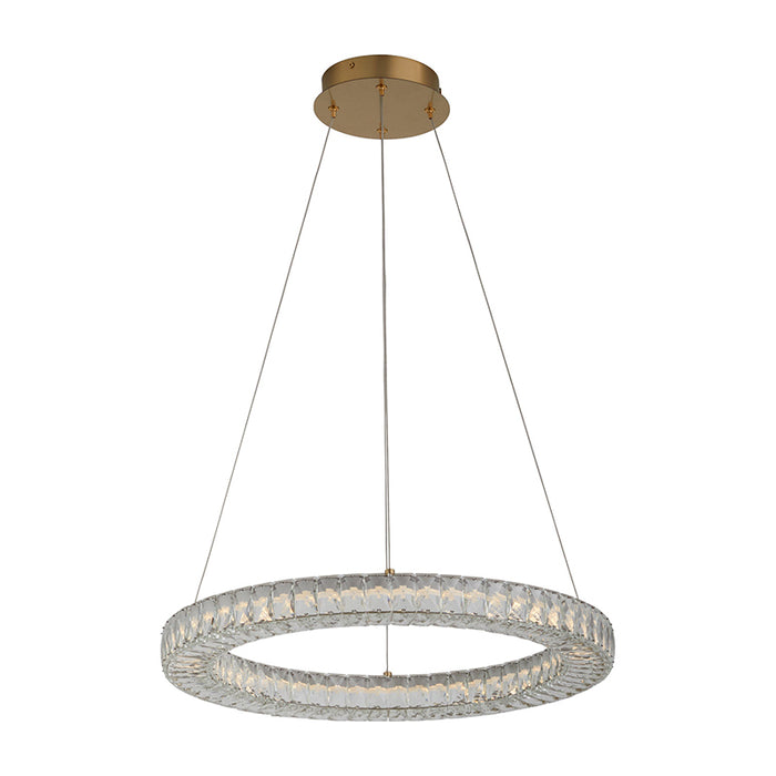 Oxygen 3-874 Elan 1-lt 24" LED Pendant, CCT Selectable