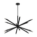 Oxygen 3-878 Ionis 12-lt 42" LED Pendant, CCT Selectable - Black