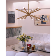 Oxygen 3-878 Ionis 12-lt 42" LED Pendant, CCT Selectable