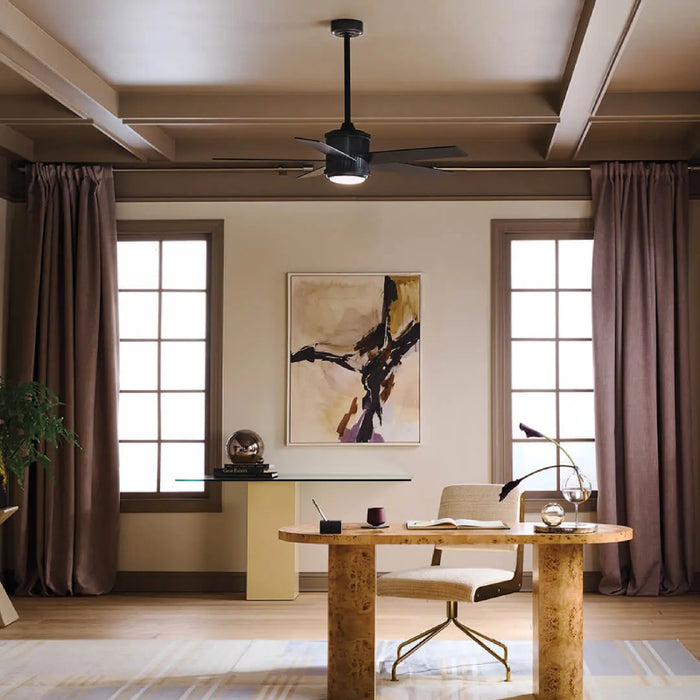 Kichler 300048 Brahm 48" Ceiling Fan with LED Light Kit