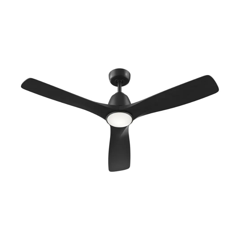 Kichler 300054 Volos II 54" Smart Ceiling Fan with LED Light Kit - Matte Black