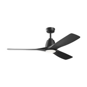 Kichler 300054 Volos II 54" Smart Ceiling Fan with LED Light Kit - Matte Black