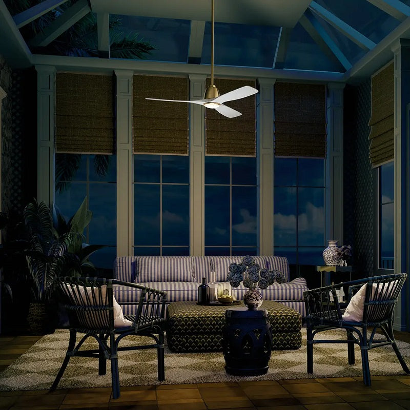 Kichler 300054 Volos II 54" Smart Ceiling Fan with LED Light Kit