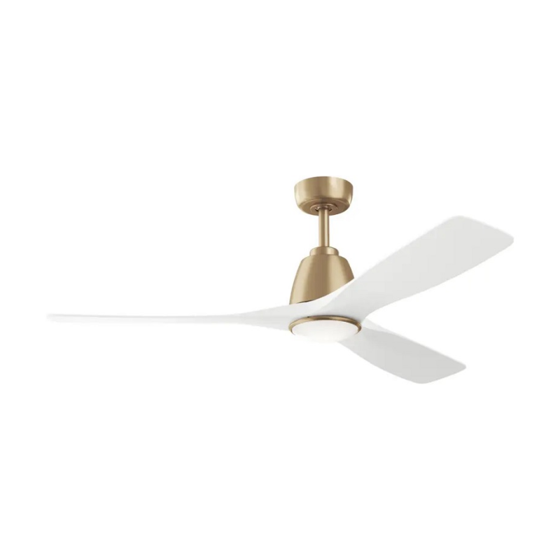 Kichler 300054 Volos II 54" Smart Ceiling Fan with LED Light Kit - Champagne Bronze