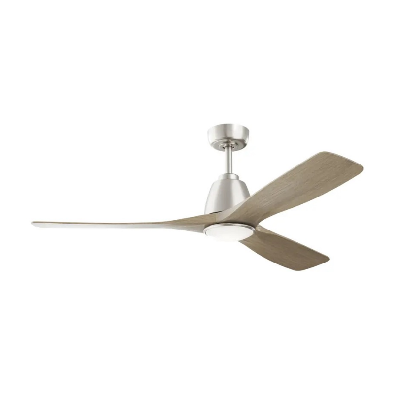Kichler 300054 Volos II 54" Smart Ceiling Fan with LED Light Kit - Brushed Nickel