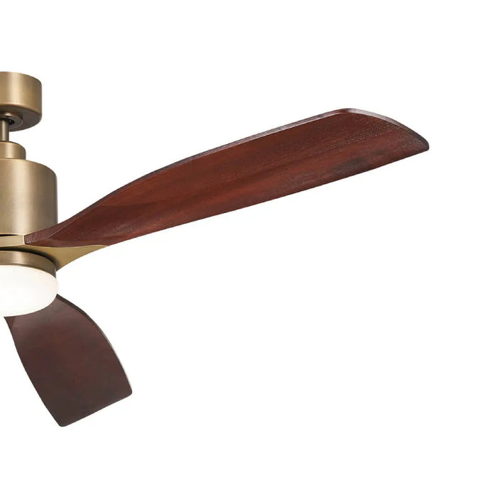 Kichler 300075 Ridley 60" Ceiling Fan with LED Light Kit - Brushed Natural Brass