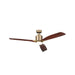 Kichler 300075 Ridley 60" Ceiling Fan with LED Light Kit - Brushed Natural Brass