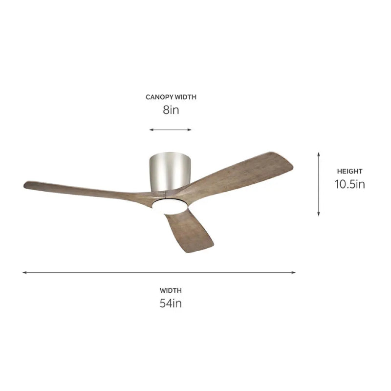 Kichler 300154 Volos 54" Ceiling Fan with LED Light Kit