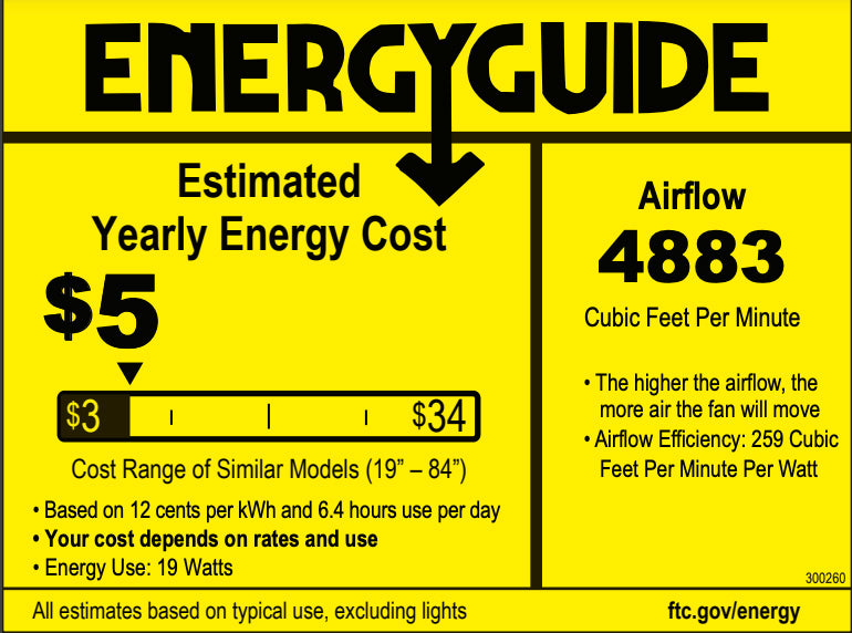 Kichler 300260 Gentry 60" Ceiling Fan with LED Light Kit