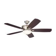 Kichler 300325 Crescent 56" Ceiling Fan with LED Light Kit - Brushed Nickel