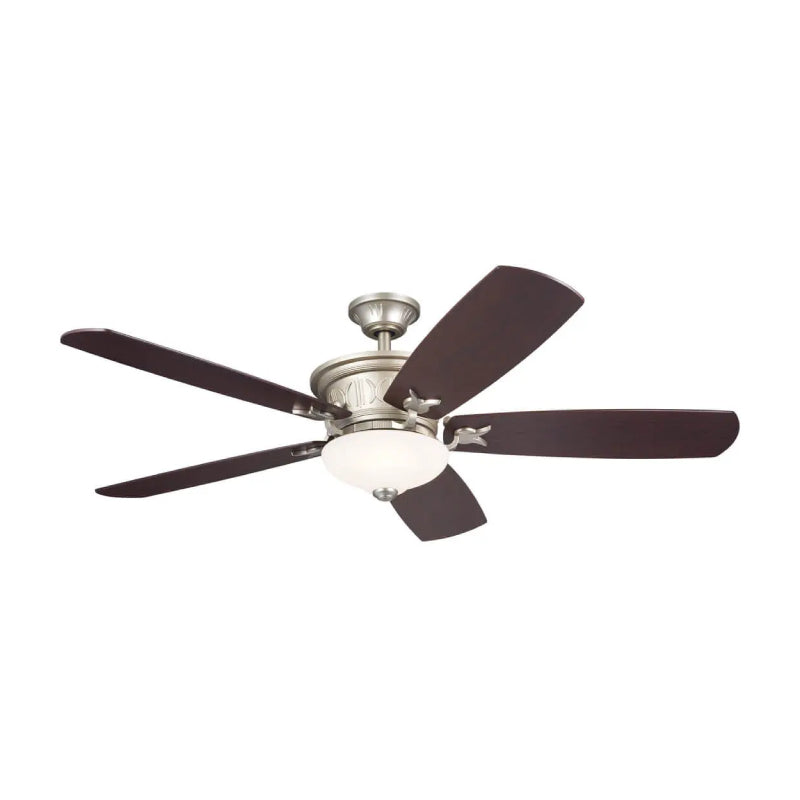 Kichler 300325 Crescent 56" Ceiling Fan with LED Light Kit - Brushed Nickel