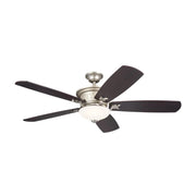 Kichler 300325 Crescent 56" Ceiling Fan with LED Light Kit - Brushed Nickel