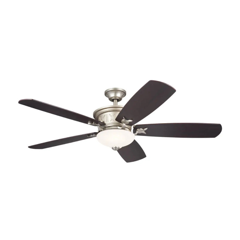 Kichler 300325 Crescent 56" Ceiling Fan with LED Light Kit - Brushed Nickel