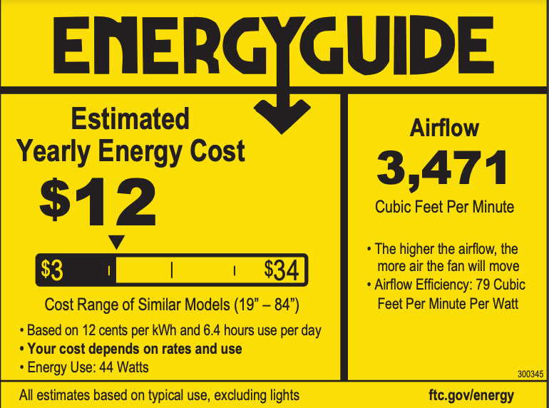 Kichler 300345 Vinea 52" Ceiling Fan with LED Light Kit