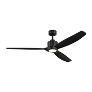 Kichler 300360 Calyx 60" Smart Ceiling Fan with LED Light Kit - Matte Black