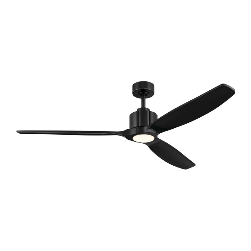Kichler 300360 Calyx 60" Smart Ceiling Fan with LED Light Kit - Matte Black