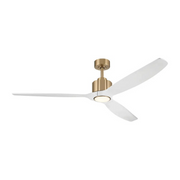 Kichler 300360 Calyx 60" Smart Ceiling Fan with LED Light Kit - Champagne Bronze