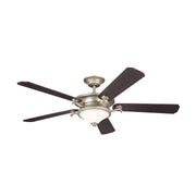 Kichler 300370 Rise 60" Ceiling Fan with LED Light Kit - Brushed Nickel
