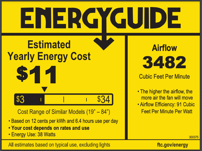 Kichler 300375 Fit 52" Ceiling Fan