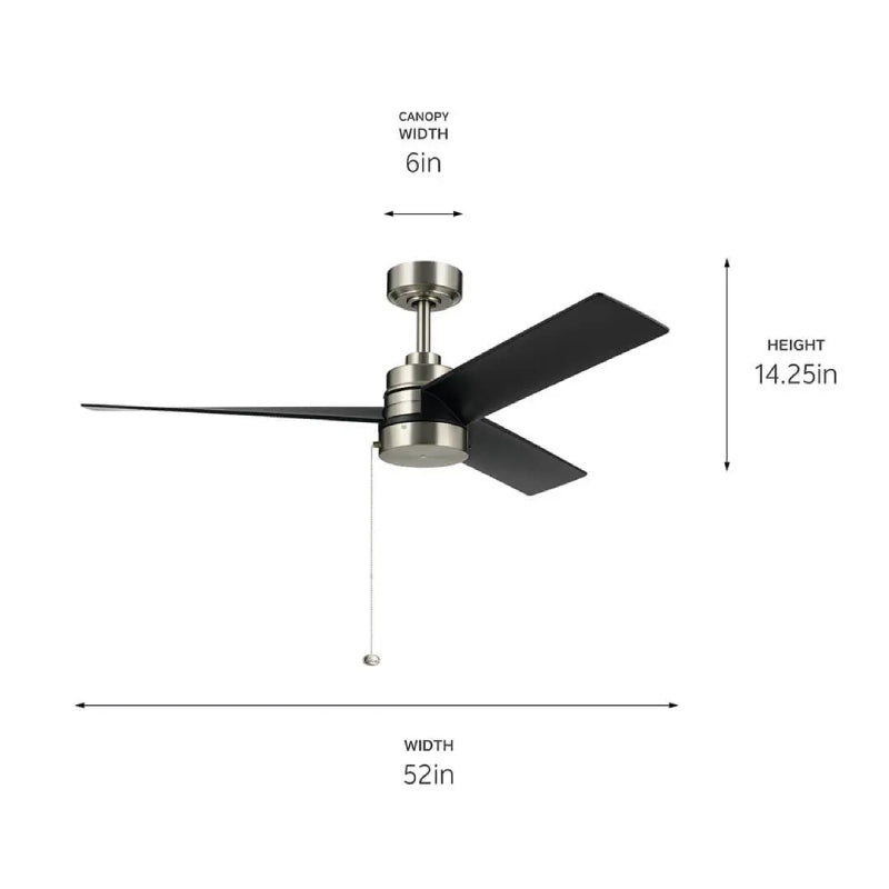 Kichler 300375 Fit 52" Ceiling Fan