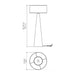 Accord 3004 Conical 1-lt 63" Tall LED Floor Lamp