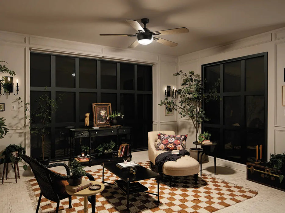 Kichler 300415 Humble 60" Ceiling Fan with LED Light Kit
