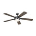 Kichler 300415 Humble 60" Ceiling Fan with LED Light Kit - Anvil Iron with Distressed Antique Gray Blades